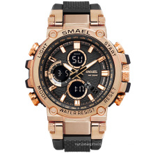 SMAEL 1803 Casual Watches For Men Digital Quartz Dual Display Multi-function Sports Watch